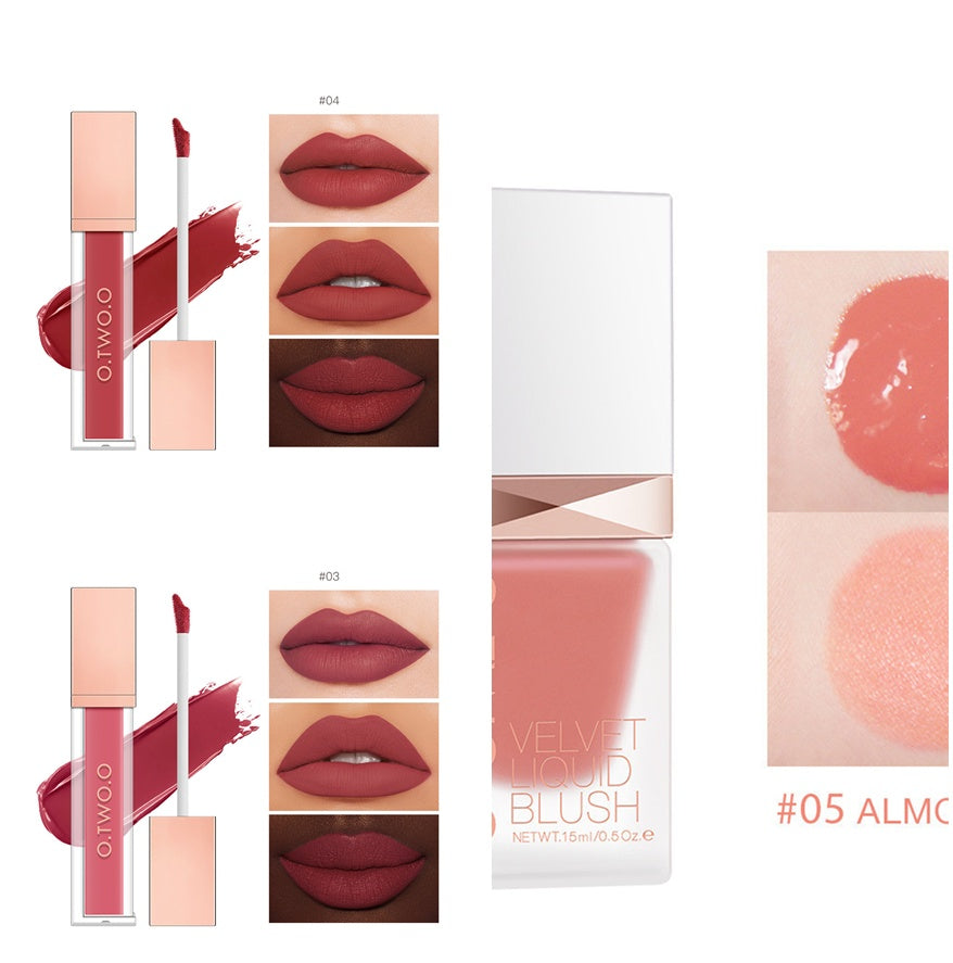 18-Color Fog Lip Glaze – Air-Matte