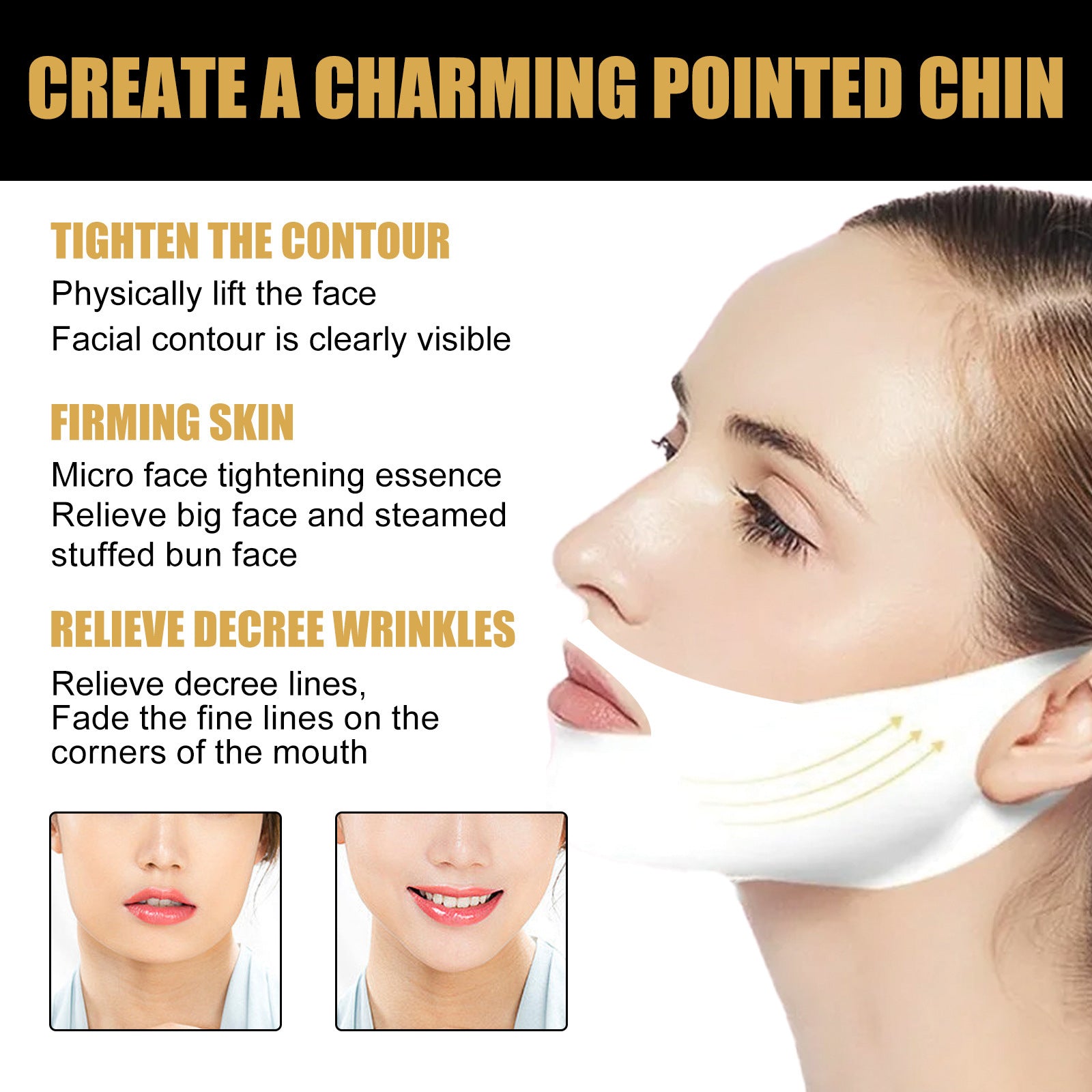 V-Line Double-Chin Firming Mask