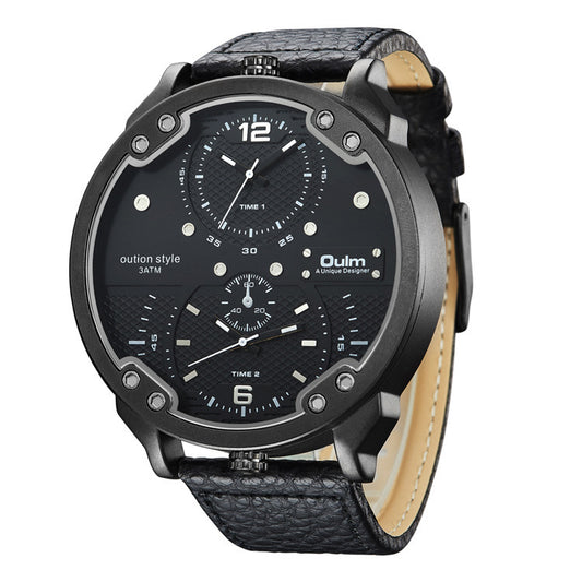 Oulm Large dial men's watch