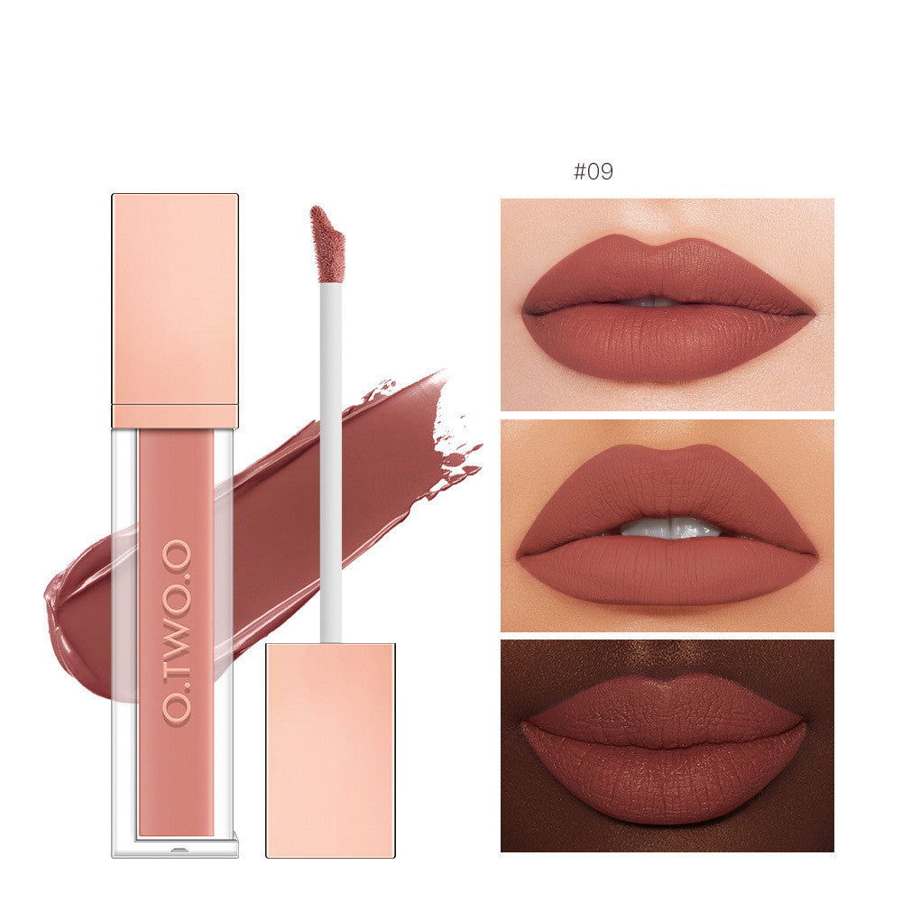 18-Color Fog Lip Glaze – Air-Matte