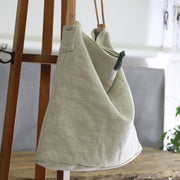 Casual Cotton-Linen Backpack