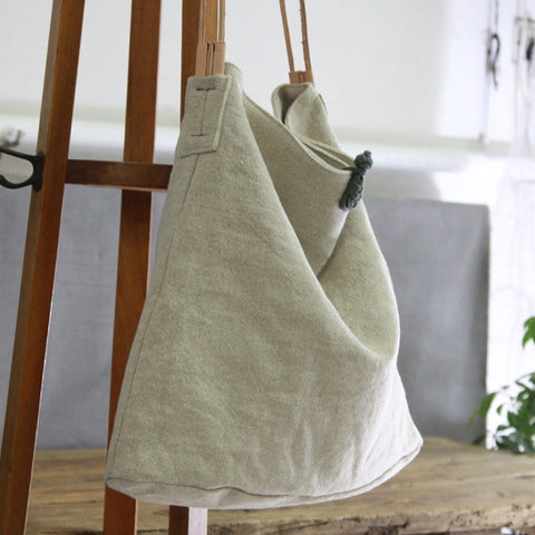Casual Cotton-Linen Backpack