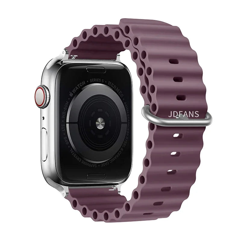 Ocean Band iWatch series 7 6 3 se 8 9 10 Apple Watch Straps