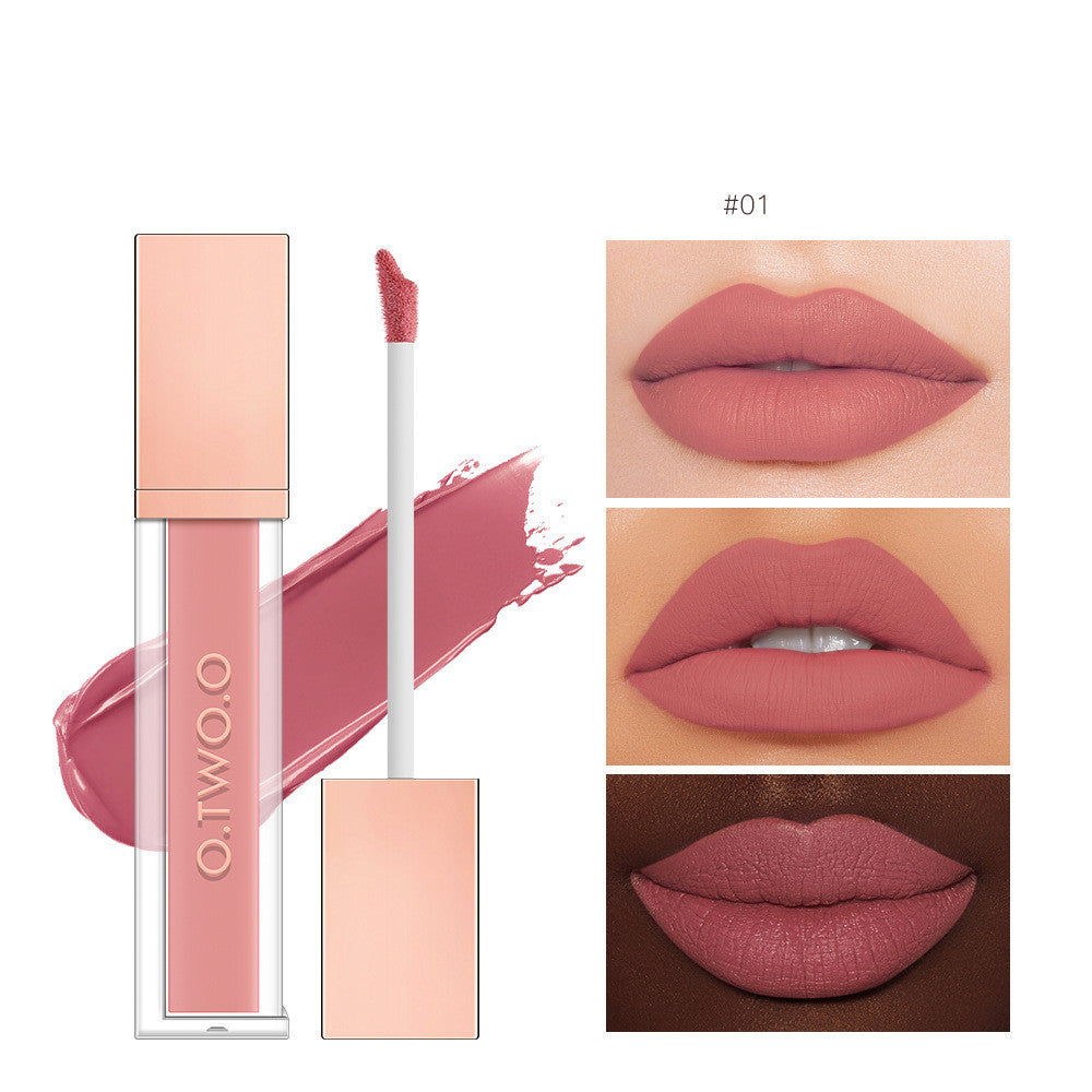 18-Color Fog Lip Glaze – Air-Matte