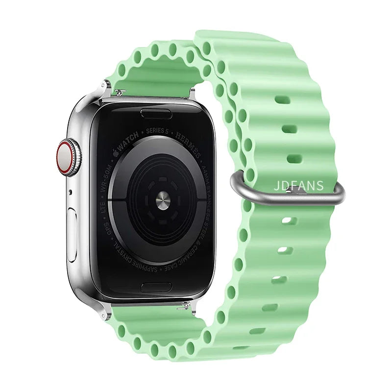 Ocean Band iWatch series 7 6 3 se 8 9 10 Apple Watch Straps