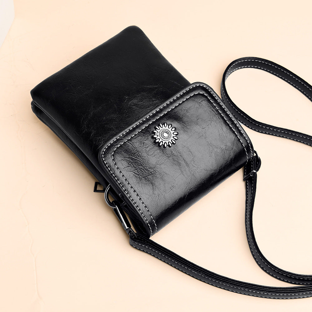 Large Capacity PU Phone Crossbody Bag