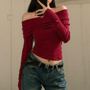 Slim Fit Bottoming T-Shirt