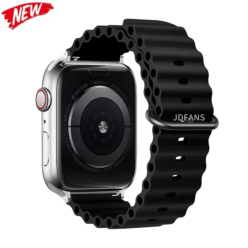 Ocean Band iWatch series 7 6 3 se 8 9 10 Apple Watch Straps