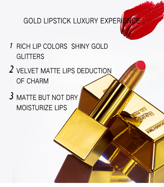 Shiny gold shade for daring looks