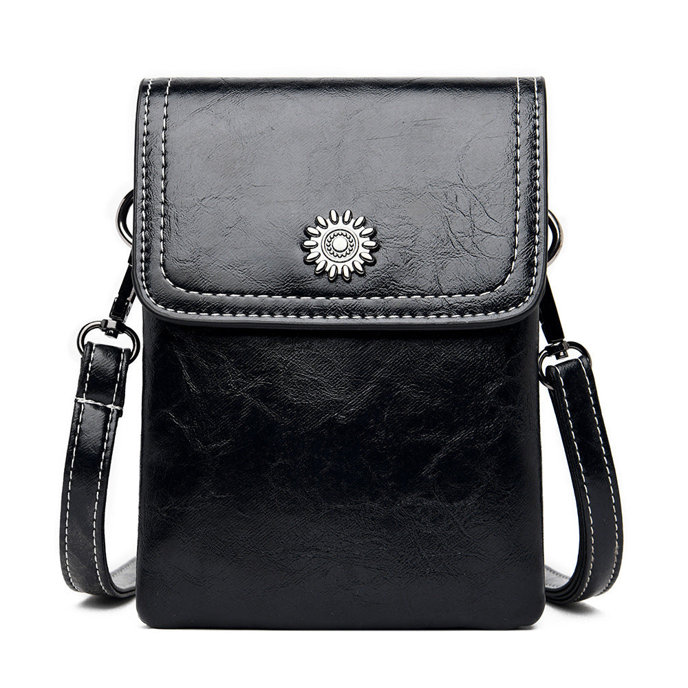 Large Capacity PU Phone Crossbody Bag