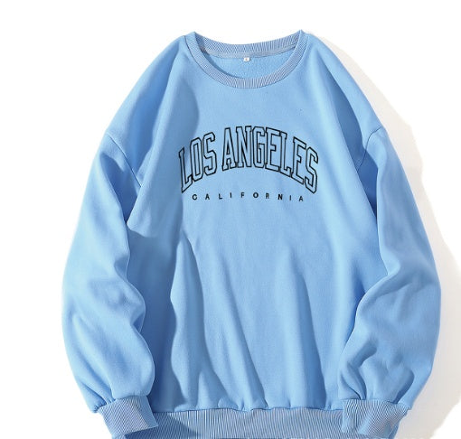 Unisex Crewneck Sweatshirt with Los Angeles Print