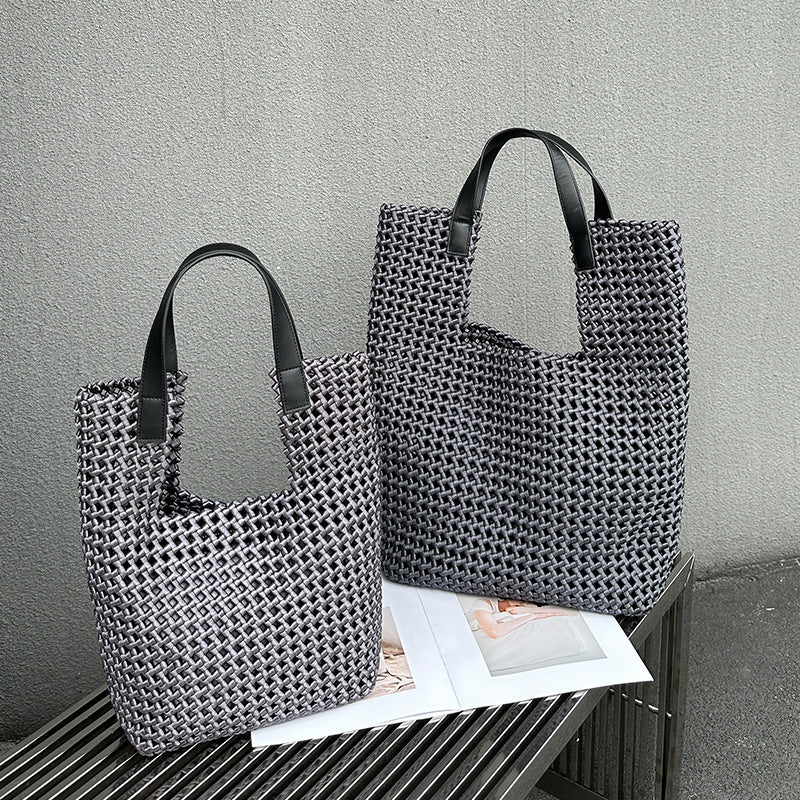 奢华手工编织真丝缎面包