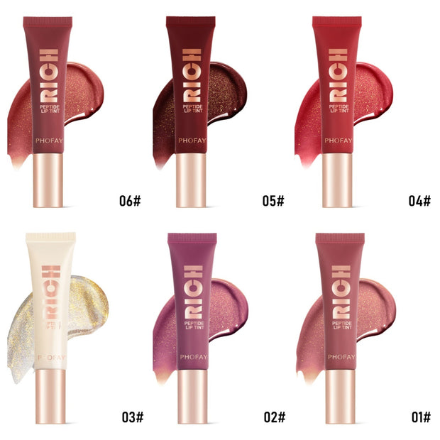 Peptide-infused formula for lip care