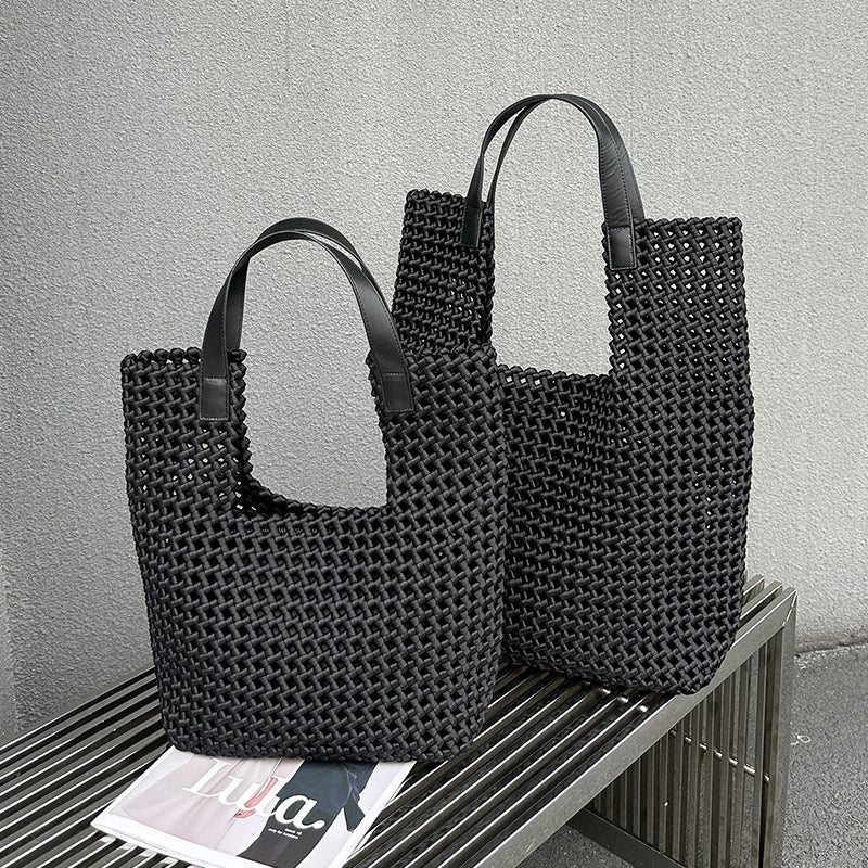 奢华手工编织真丝缎面包