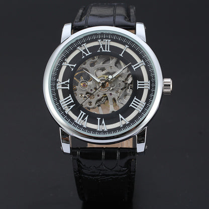 Men's hollow automatic mechanical watch