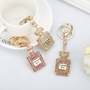 Crystal Perfume Bottle Keychain