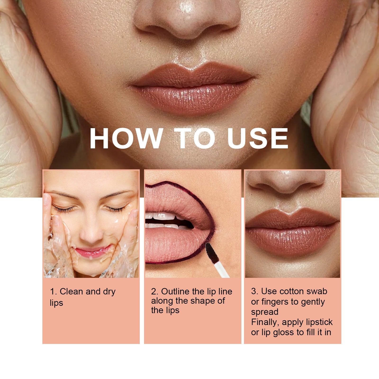 Smudge-proof lip liner for bold looks