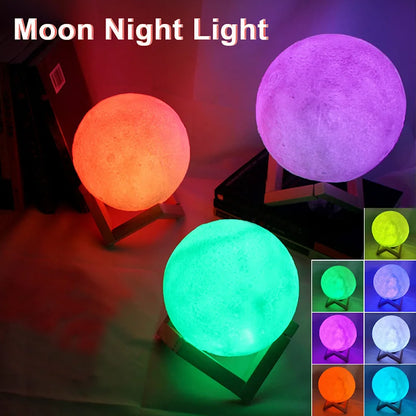 LED Moon Galaxy Book Night Light