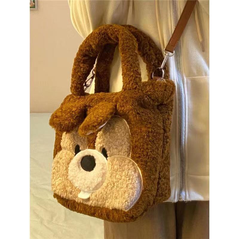 Plush bag for daily essentials