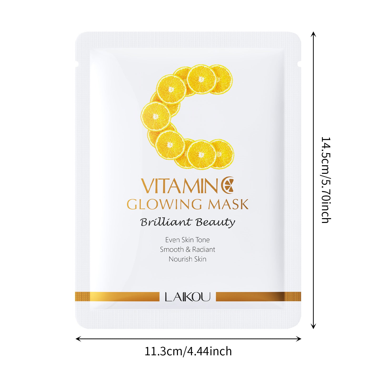 Vitamin C Glow Facial Mask for radiant skin