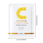 Vitamin C Glow Facial Mask for radiant skin