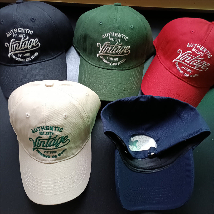 European And American Letter Baseball Cap