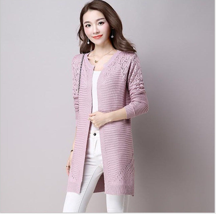 Hollow  knit sweater