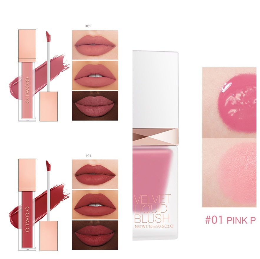 18-Color Fog Lip Glaze – Air-Matte