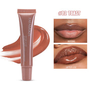 Tea-inspired lip gloss with style