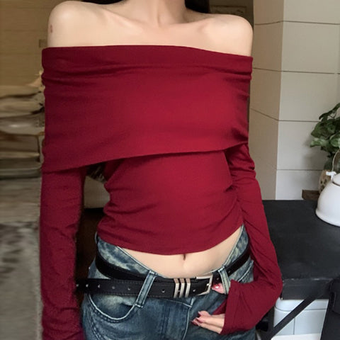 Slim Fit Bottoming T-Shirt