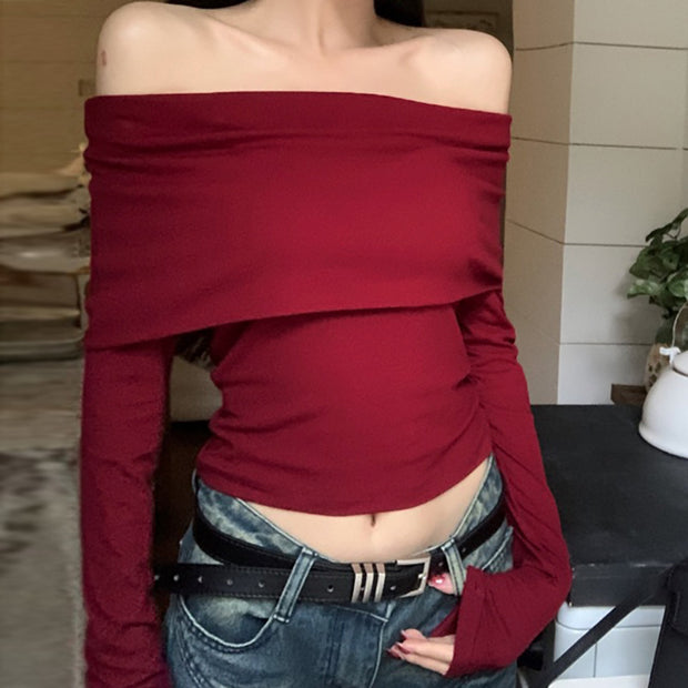 Slim Fit Bottoming T-Shirt