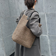 Luxury Hand-Woven Silk Satin Bag