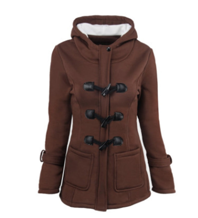 Slim Fit Hooded Winter Coat