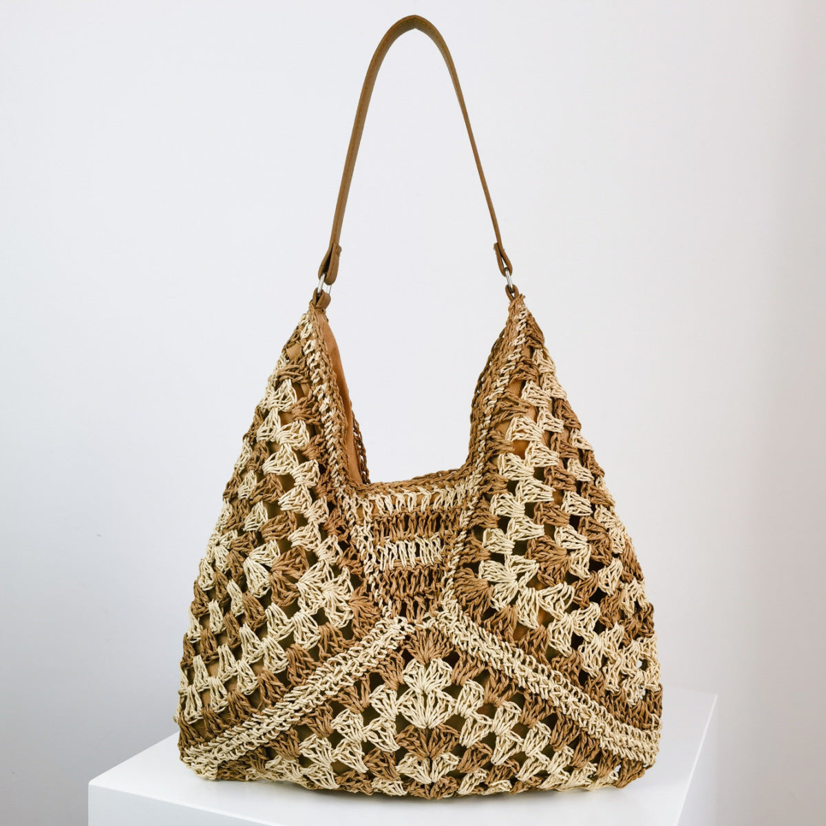 Handmade Straw Shoulder Bag