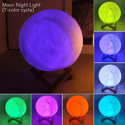 LED Moon Galaxy Book Night Light