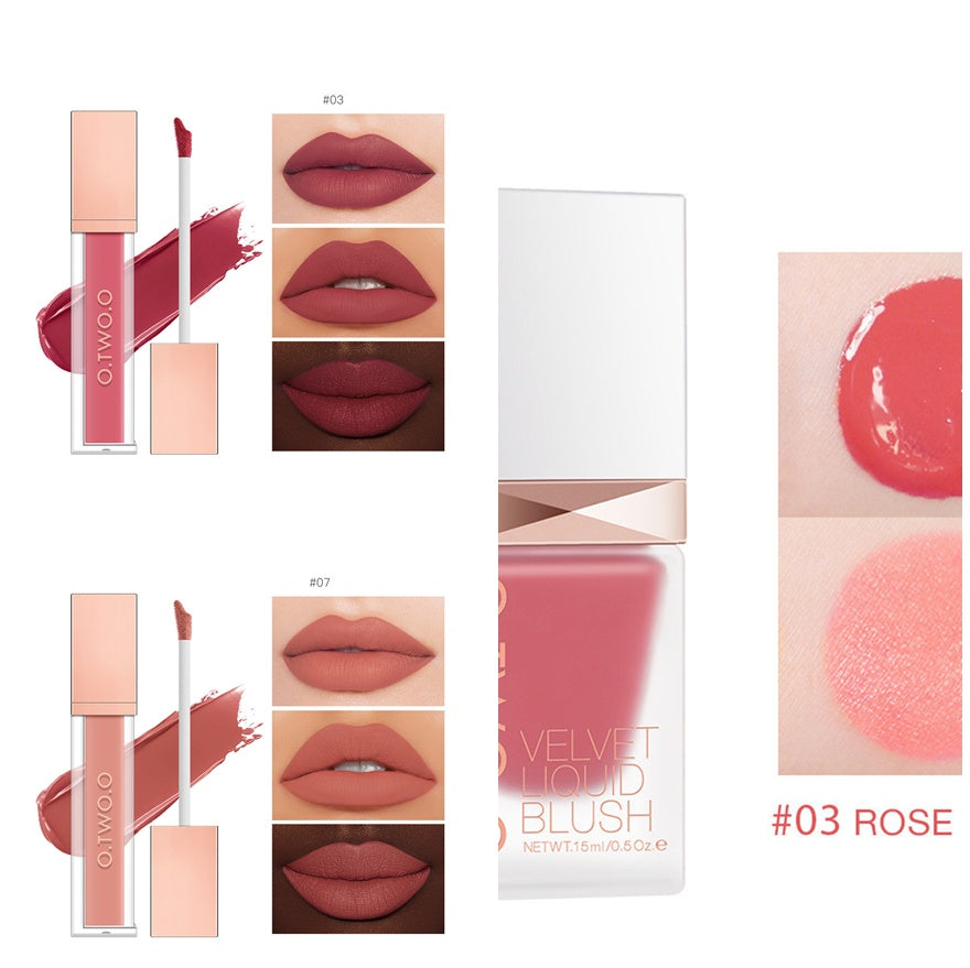 18-Color Fog Lip Glaze – Air-Matte