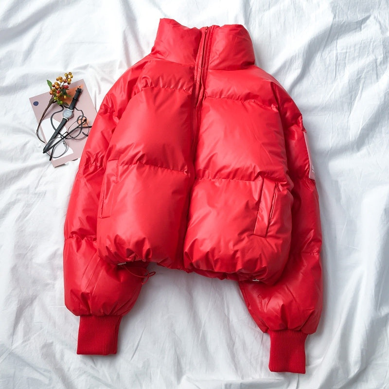 Loose fit, bold look—perfect for layering.