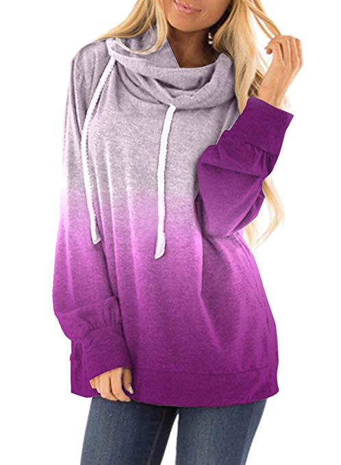 Women’s Two-Tone Printed Hoodie