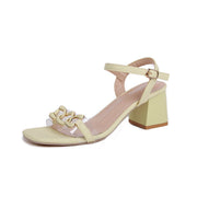 Open-Toe High Heel Sandals