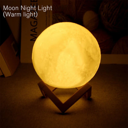 LED Moon Galaxy Book Night Light