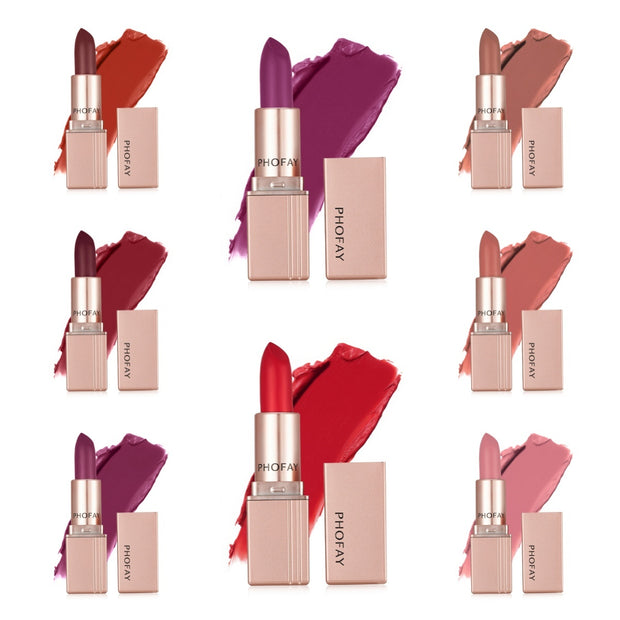 PHOFAY Matte Lipstick – Soft, Long-Wear Color