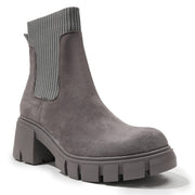 Thick Heel Suede Boots