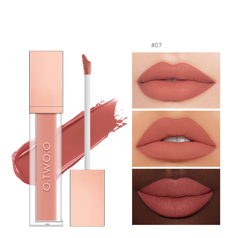 18-Color Fog Lip Glaze – Air-Matte