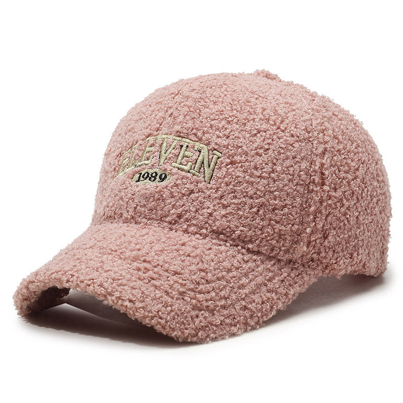 Winter Lambskin  Warm Baseball Cap