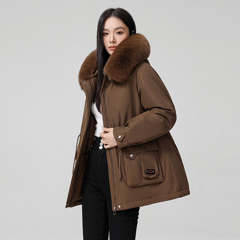 Loose Fit Solid Color Coat