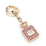 Crystal Perfume Bottle Keychain
