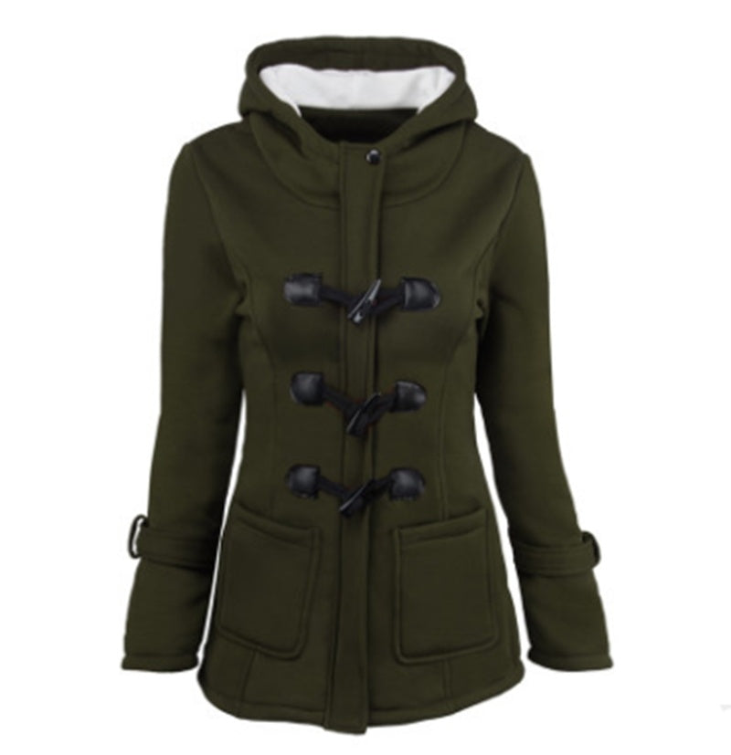 Slim Fit Hooded Winter Coat