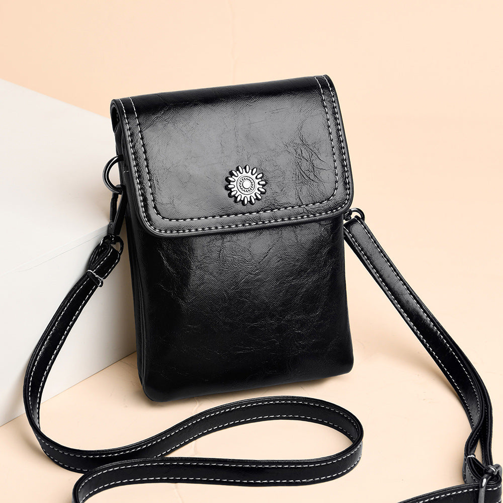 Large Capacity PU Phone Crossbody Bag