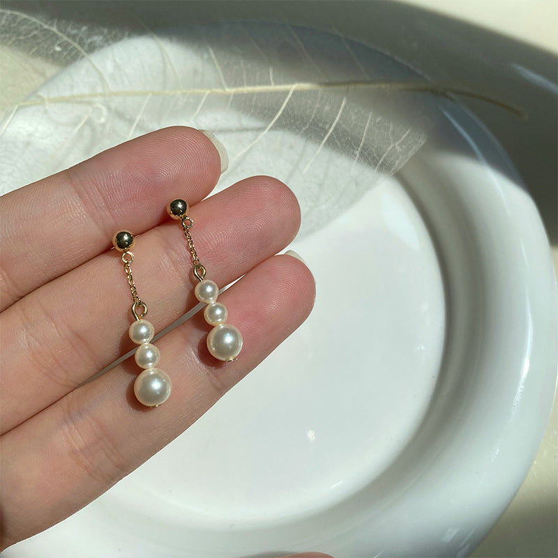 Imitation Pearl Drop Earrings