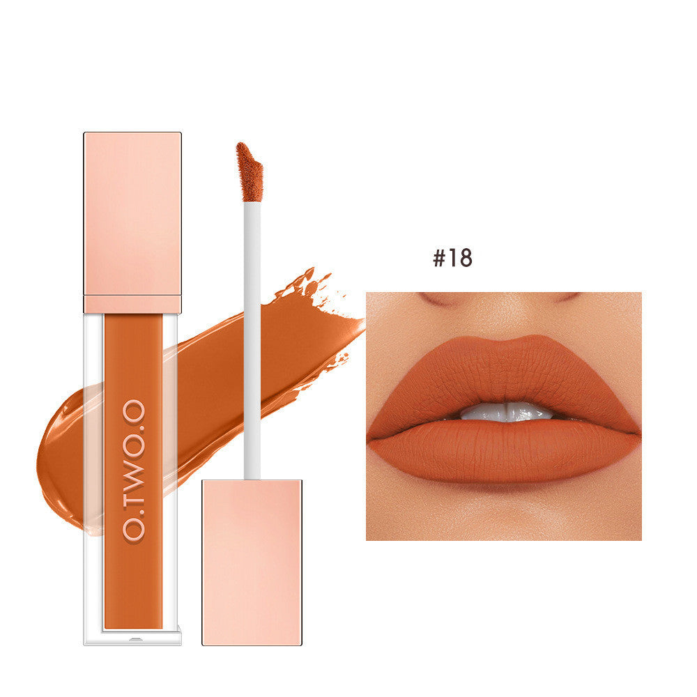 18-Color Fog Lip Glaze – Air-Matte